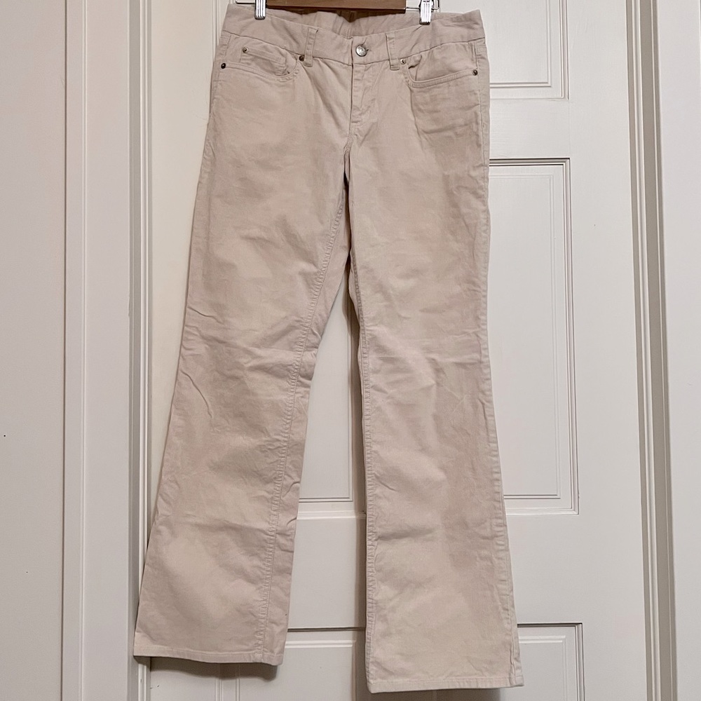 JCrew Corduroys in Off White / Ivory